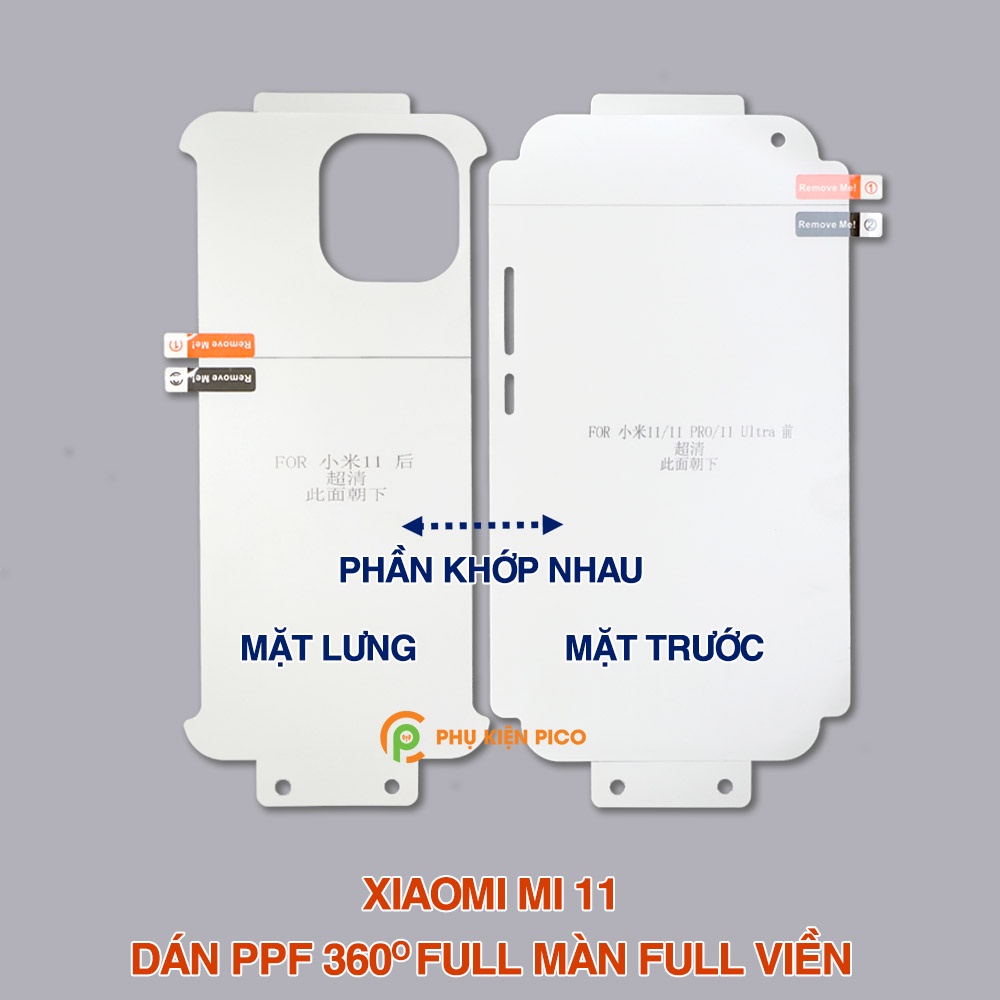 Dán màn hình Mi 11 full màn dẻo trong suốt PPF tự phục hồi vết xước - Dán dẻo Xiaomi Mi 11