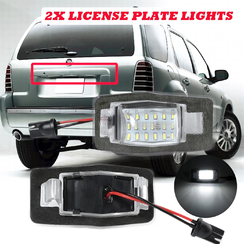 Bộ 2 đèn LED chiếu sáng biển số xe hơi miata MX-5 mpv NB Ford Escape