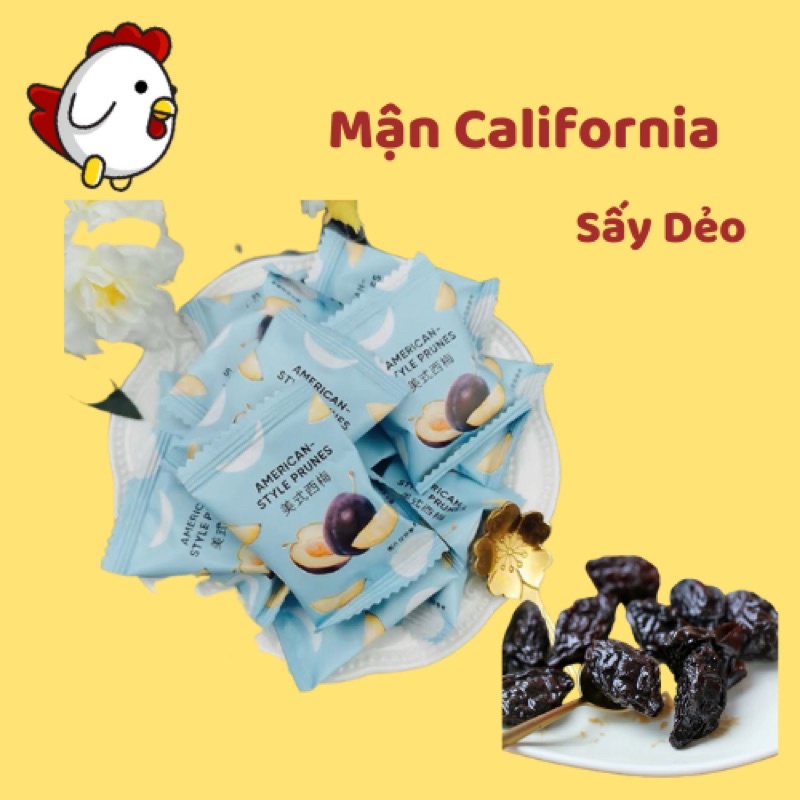 Zheme Combo 10 Gói Mận Ô Mai California Sấy Dẻo Chua Ngọt Siêu Ngon