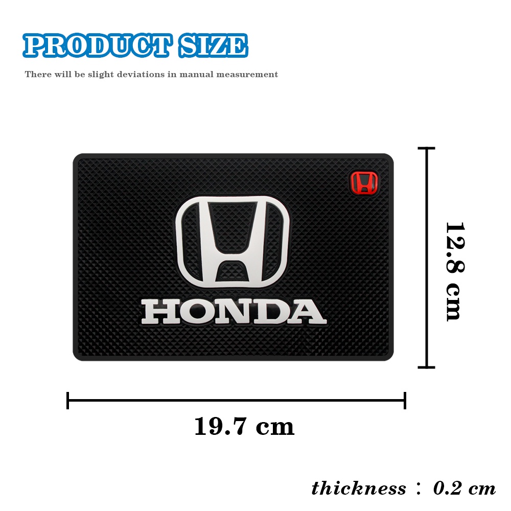 Miếng Dán Cao Su Chống Trượt Cho Bảng Điều Khiển Xe Hơi Honda City Brio Civic Accord CRV Hrv BRV