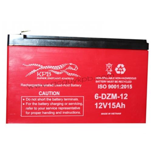 BÌNH ẮC QUY XE ĐẠP ĐIỆN  KPB 12V - 15AH SỈ LẺ TOÀN QUỐC ẮC QUY CHÍNH HÃNG VIỆT NAM  - BẢO HÀNH 6 THÁNG