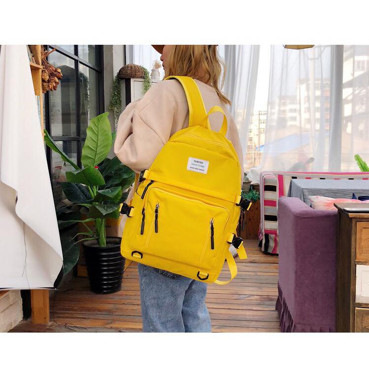 XẢ KHO Freeship_Balo sắc màu nam nữ phong cách Hàn Quốc cá tính trẻ trung