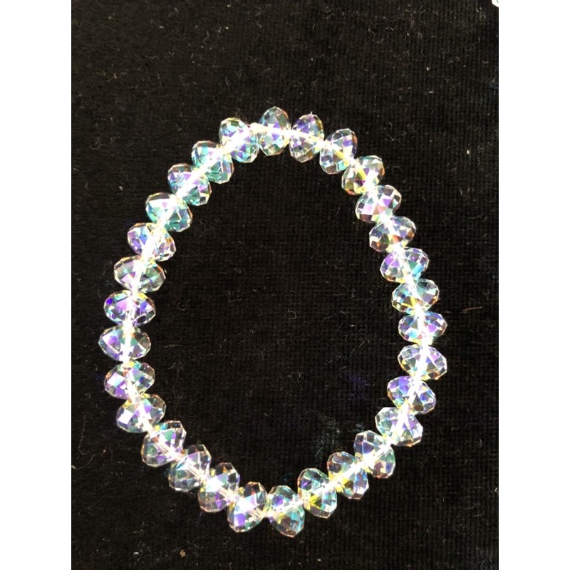 Vòng Tay Pha Lê Áo Hạt Bánh Cam 8ly