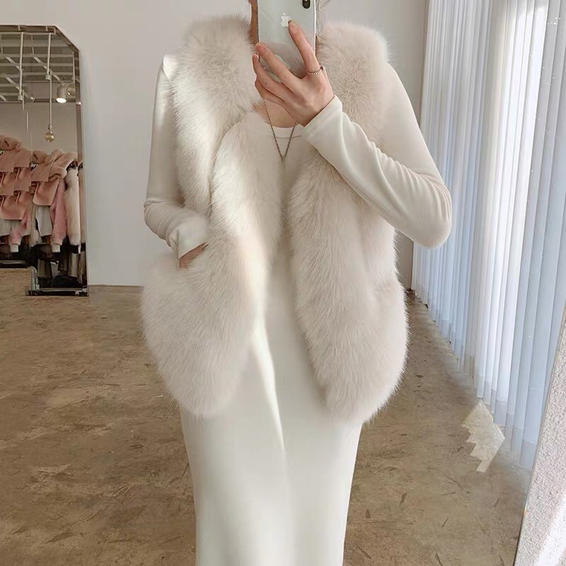[ORDER] Áo khoác gile lông sang mịn