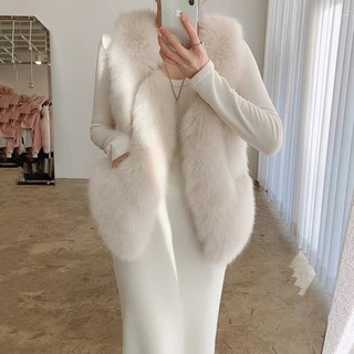 Áo khoác gile lông sang mịn