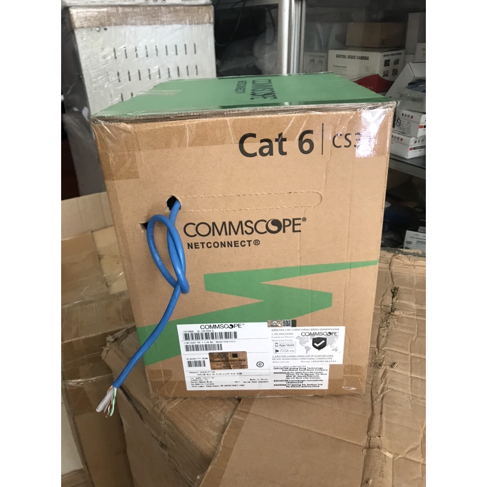 CÁP MẠNG COMMSCOPE CAT-6 UTP hàng chính hãng