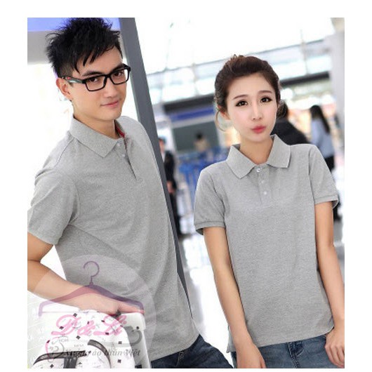 Áo thun có cổ NỮ, áo phông nữ cổ trụ màu XÁM size 42kg đến 65kg thun cá sấu 4 chiều cao cấp đẹp giá sỉ #4