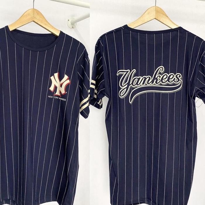 Hot - Áo Thun Tumblr Màu Xanh Navy Bóng Chày / Quần Áo Nam Nữ!