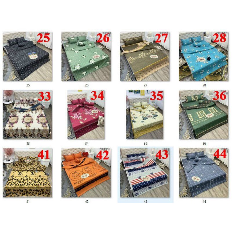 Trọn bộ 5 món chăn ga gối poly hè mới nhất | BigBuy360 - bigbuy360.vn