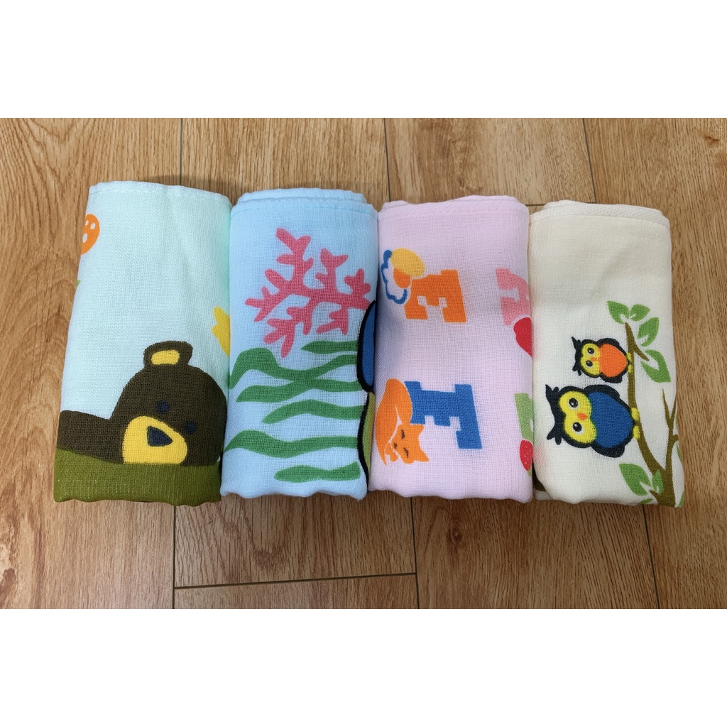 Khăn mặt trẻ em chất liệu cotton hãng Mollis kích thước 40cm x 80cm Sulina official HM5A-FM5A