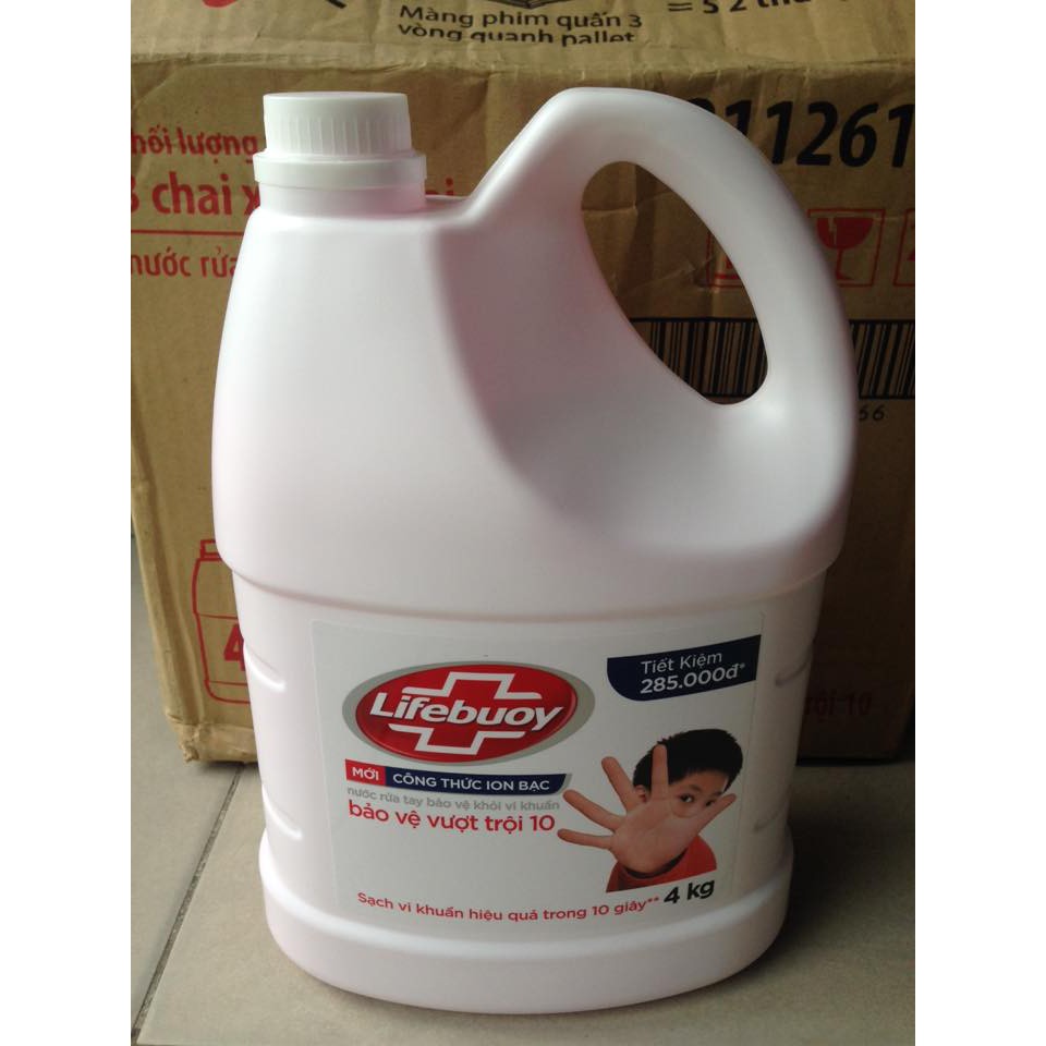 Nước rửa tay Lifebuoy can 4 kg