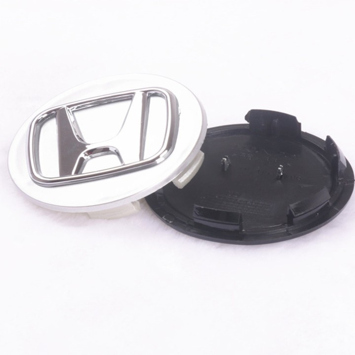 Logo chụp mâm bánh xe ô tô Honda Honda Accord, Odyssey, CRV, Civic, City... đường kính 69mm HD69 -01 chiếc