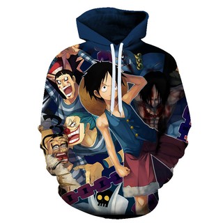 Áo Khoác Bóng Chày In Hình One Piece 3d Thời Trang Mùa Thu Cho Nam Nữ