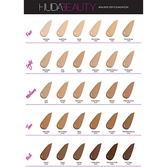 Huda - Kem Nền Huda Beauty Faux Filter Luminous Matte Foundation 35ml