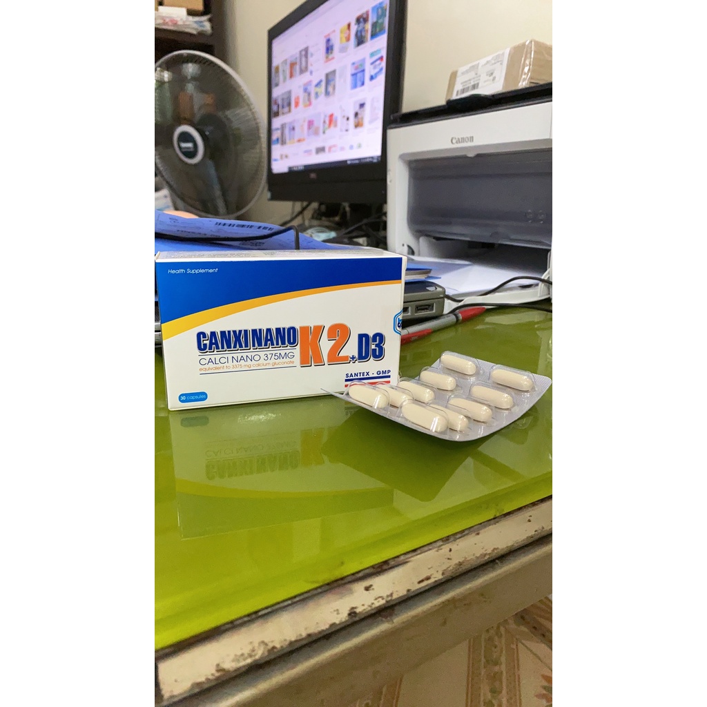 CANXINANO K2 D3 - Bổ sung vitamin K2, D3. Tăng cường hấp thu canxi