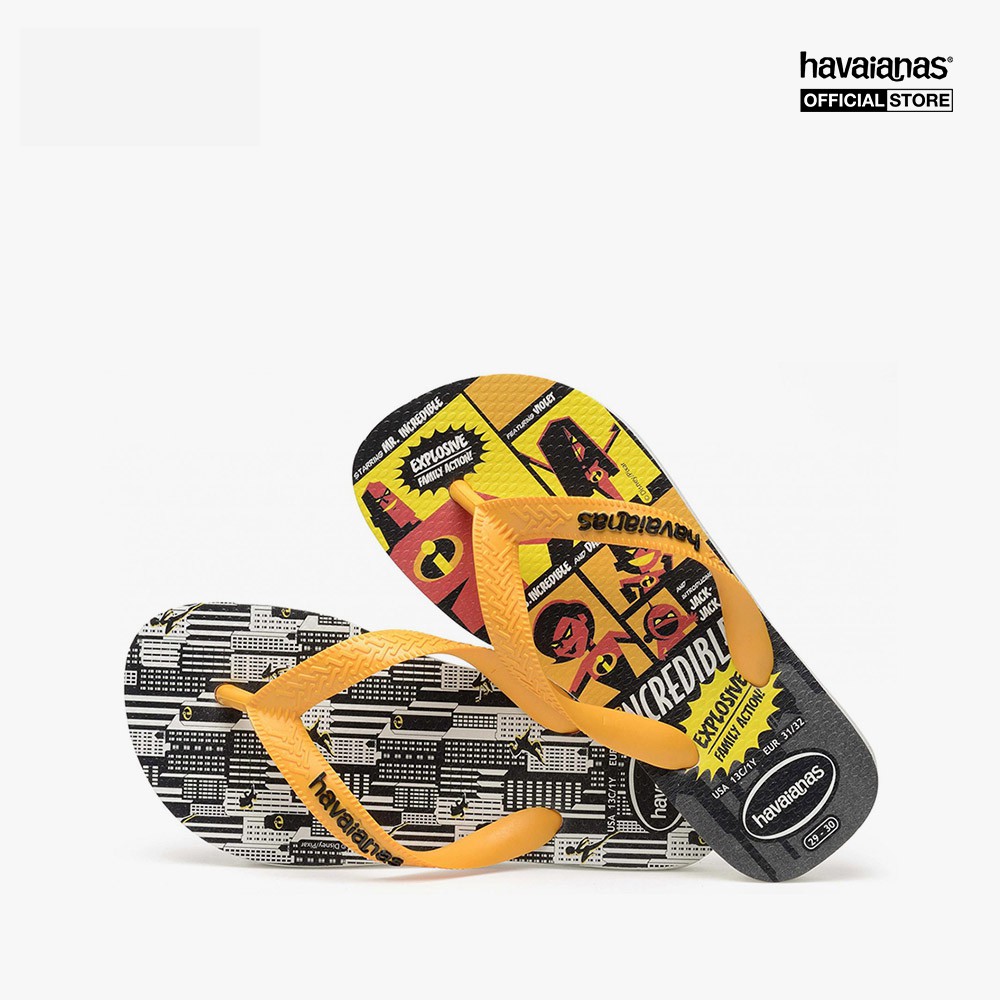 [Mã FASHIONMALLT4 giảm tới 30K đơn 150K] HAVAIANAS - Dép trẻ em Kids Os Incriveis 4141518-0001