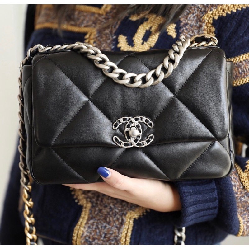 Túi xách nữ CN da mềm C19 khoá bạc thời trang cao cấp