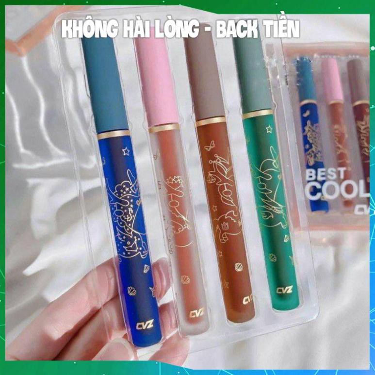 Set 4 Son Nội Địa Trung Best Cool tint CVZ Son Kem Lì Lâu Trôi Mỹ Phẩm Nội Địa Trung KING DC | BigBuy360 - bigbuy360.vn
