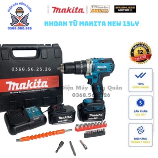 Máy khoan pin , máy bắn vít MAKITA, khoan pin không chổi than, máy khoan cầm tay