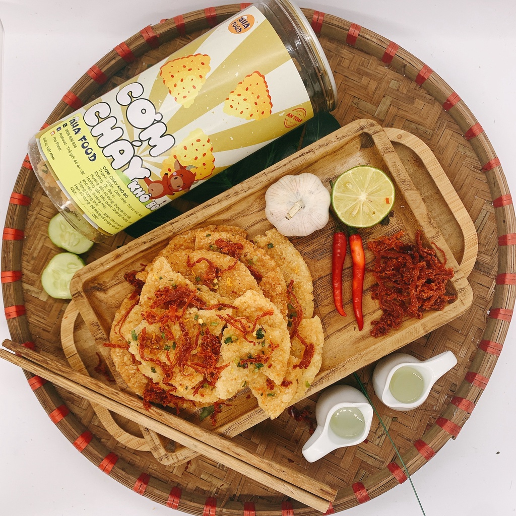 Cơm cháy lắc khô bò cao cấp loại 1 - Cơm cháy chiên mắm hành lắc khô bò loại ngon hũ 450g đồ ăn vặt , vừa ngon vừa rẻ | BigBuy360 - bigbuy360.vn