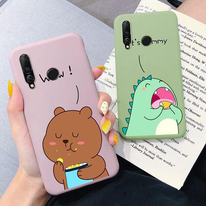 Ốp lưng samsung Gấu bear và Khủng long cho A7 2018/A9 2018/A70/A10/A10S/A51/A71/A20/A30/A50/A50S/A31/M30S/A11/ A31/ A21S | BigBuy360 - bigbuy360.vn