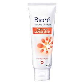 Sữa Rửa Mặt BIORE Sạch Mụn Và Kháng Khuẩn
