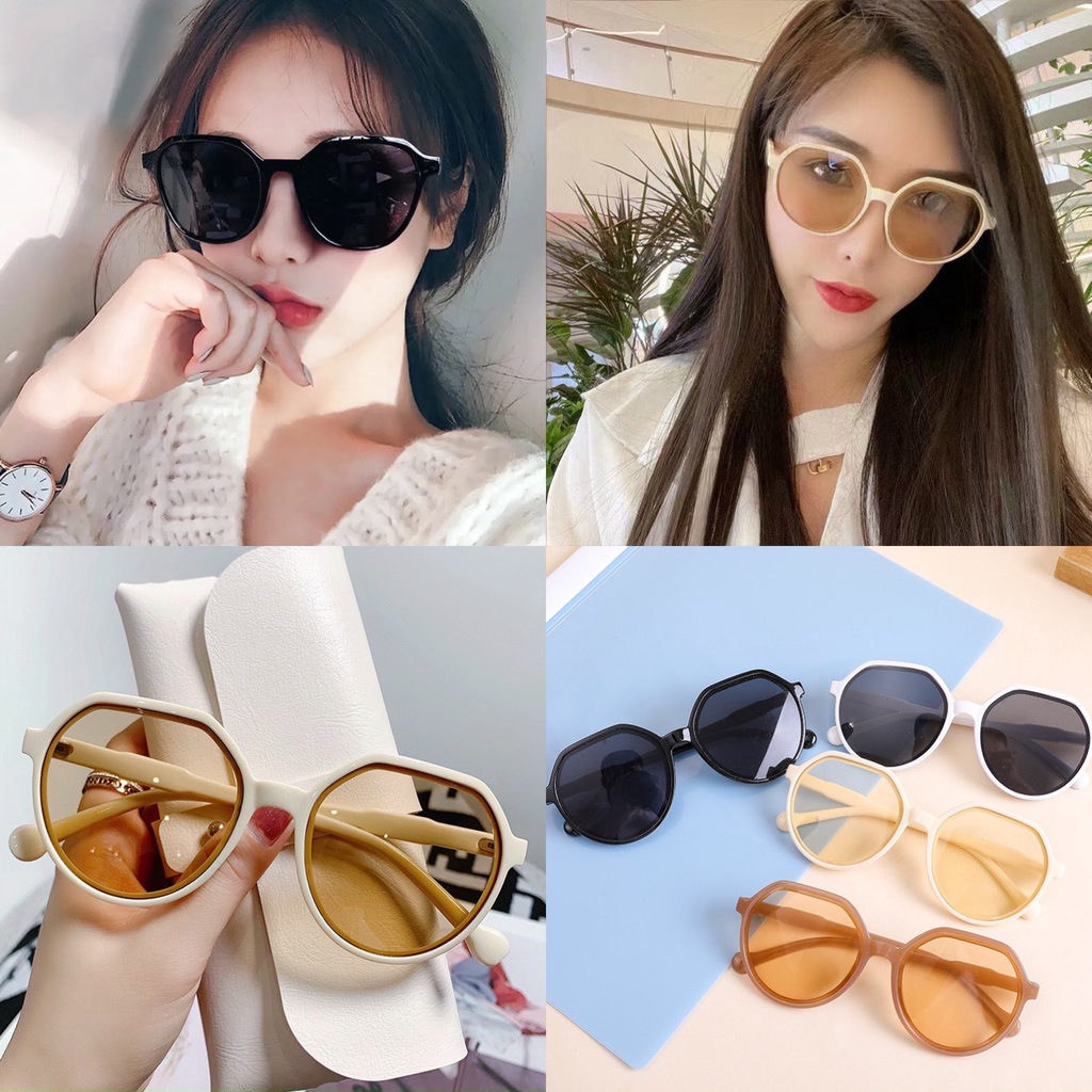 Kính Mắt Thời Trang Nam Nữ Oval Tròn Siêu Hot Phong Cách Hàn Quốc