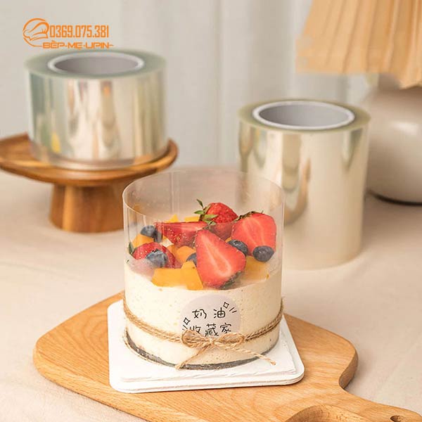 Cuộn mica 1kg loại mềm cuốn bánh mousse viết chữ bánh sinh nhật