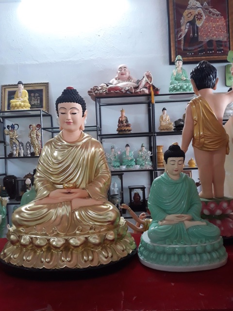 Tượng Phật Bổn sư thích ca mâu ni 80, 90cm