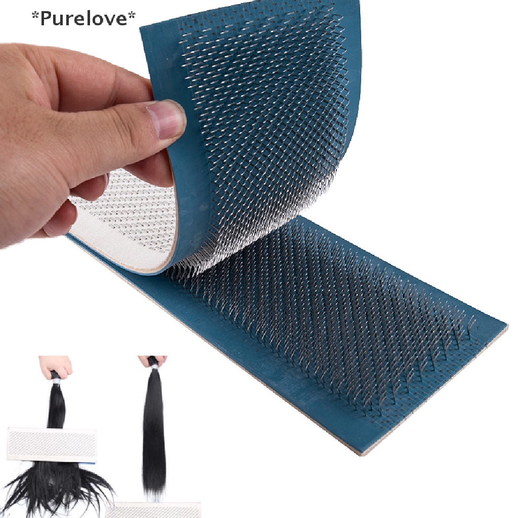 Tấm Lót Hỗ Trợ Vẽ Tóc Kèm Kim Nối Dài 24cmx9cm Tiện Dụng