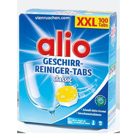 Viên rửa chén Alio 100 viên ( Đức )