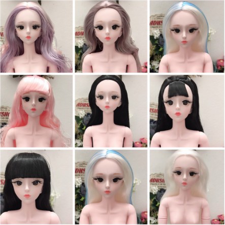 Búp bê công chúa 60cm cực xinh với hàng mi cong vút