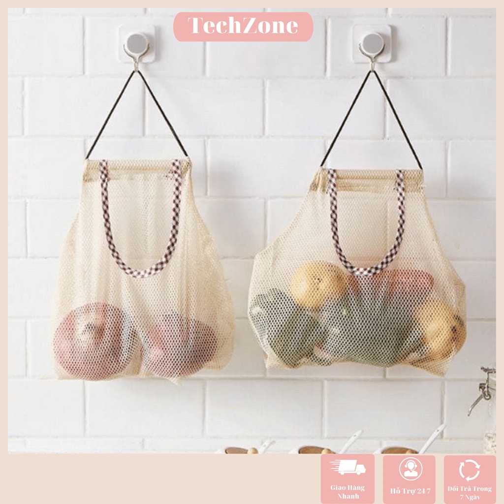 Túi Lưới Đa Năng | Đựng Hành Tỏi, Hoa Quả Cho Nhà Bếp, Túi Đựng Mỹ Phẩm, Vật Dụng Cá NhâN.