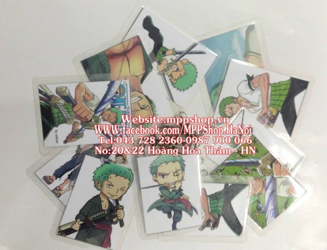 Móc khoá one piece combo 5 cái mẫu ngẫu nhiên