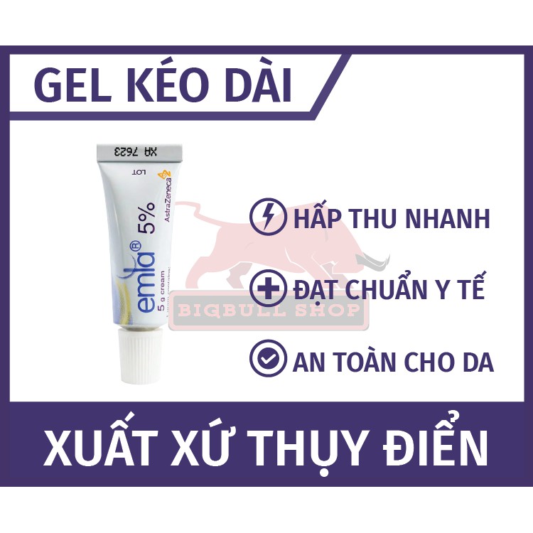 [Đạt chuẩn y tế] Gel bôi trơn kéo dài Emla 5g - Bigbull Shop