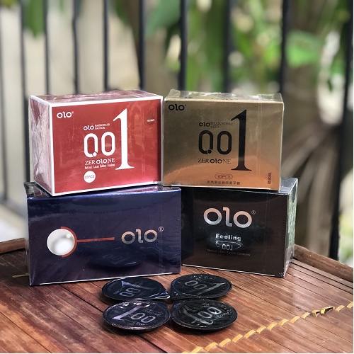 BAO CAO SU OLO 001 CÁC LOẠI [CHÍNH HÃNG 100%] - HỘP 10 CÁI -SIÊU MỎNG NHIỀU GEL CHO CUỘC VUI THĂNG HOA