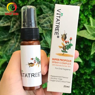 Xịt Keo Ong Vitatree của Úc 25ml, DATE 2021