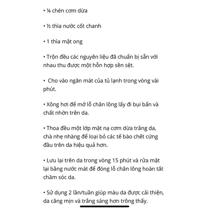 Bột Cơm Dừa 1 Kg có giấy VSATTP và ĐKKD nguyên chất thiên nhiên 100% dùng để đắp mặt đa công dụng