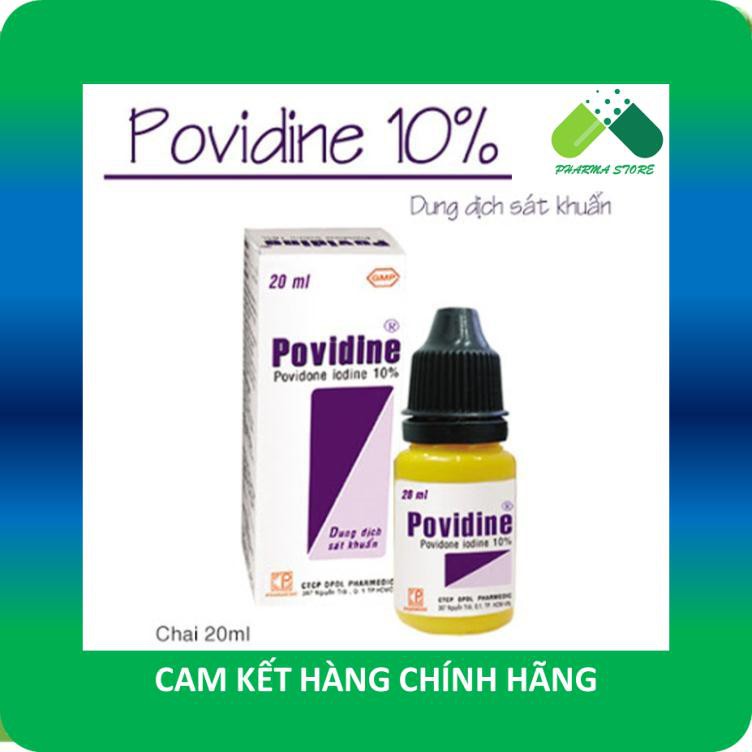 !!! Dung dịch sát khuẩn POVIDINE 10% Pharmedic [povidine, betadine, betadin]