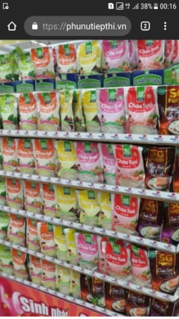 1 thùng 30 gói đủ tất cả các vị cháo tươi Sg food