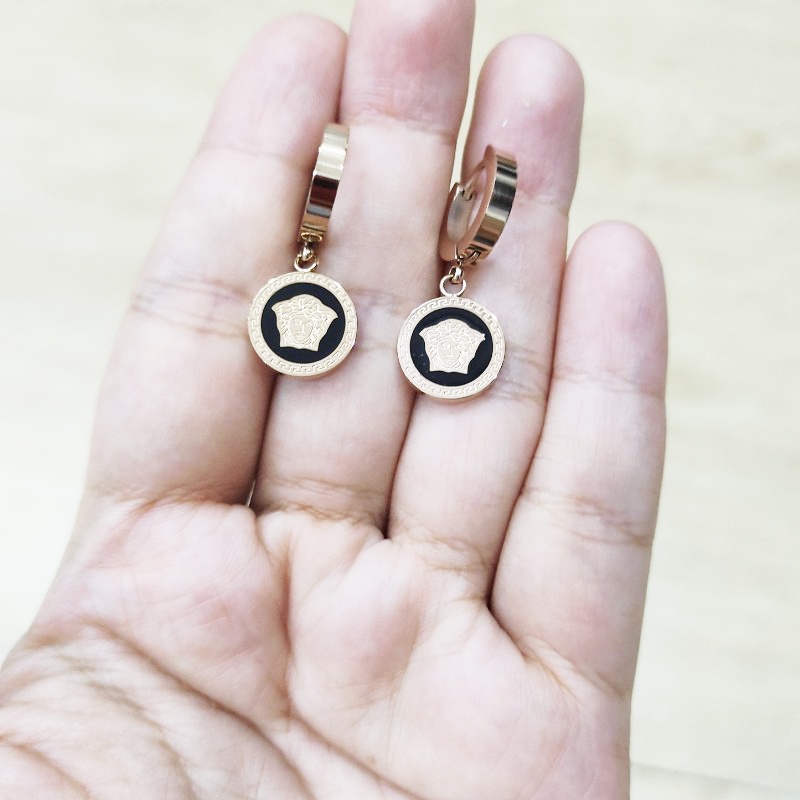 Bông Tai Hình Tròn Tòn Ten Titan Ko Han Rỉ TT 3990