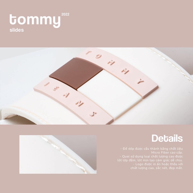 Dép Tommy Kem Nude