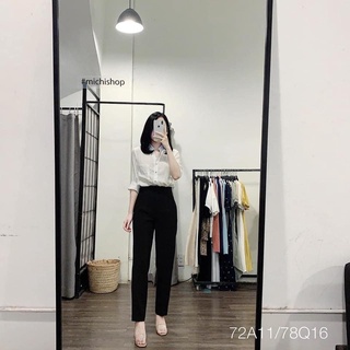Quần baggy nữ chất ruby