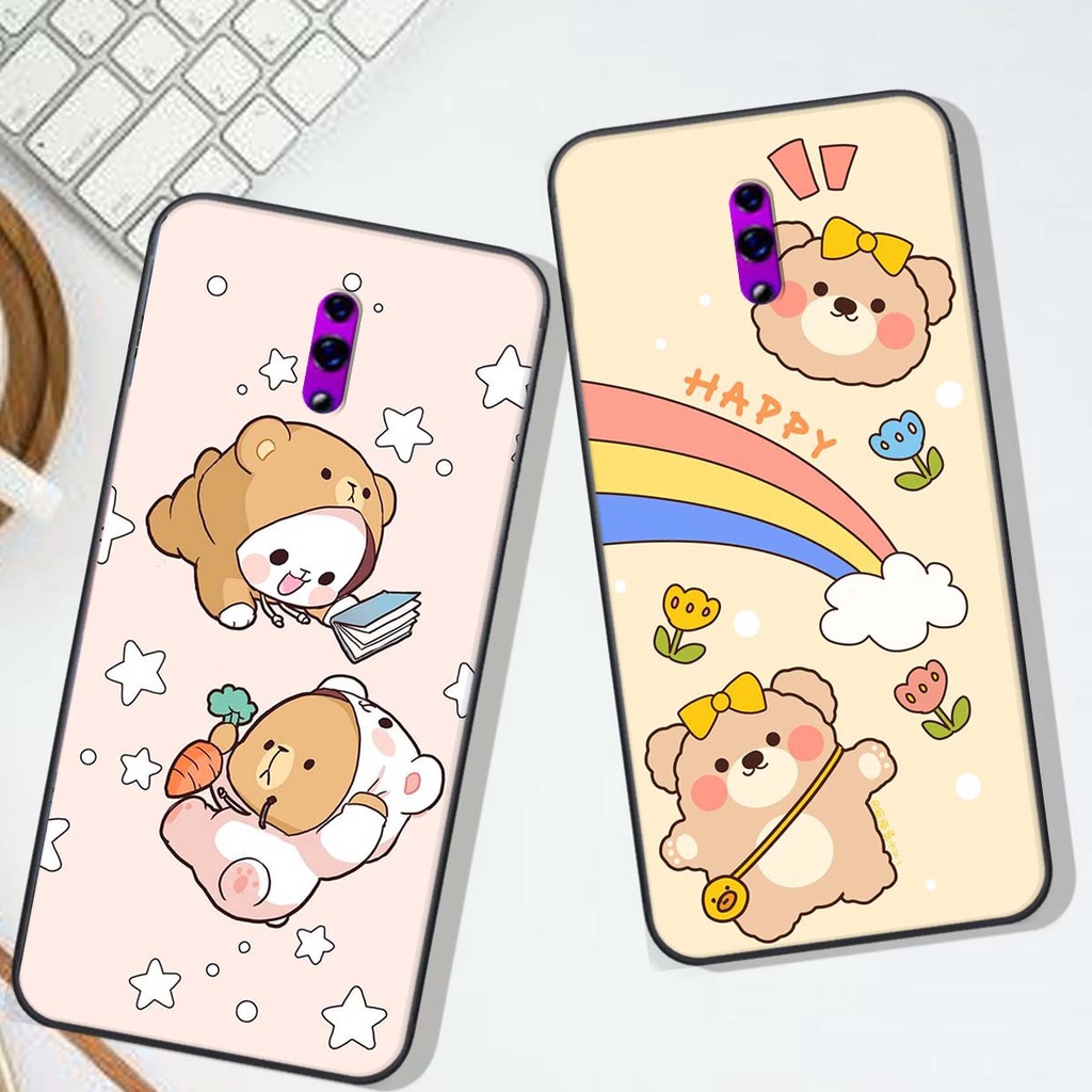 Ốp lưng Oppo RENO Z in hình Gấu xinh xắn, Bò sữa đáng yêu,  ĐẸP -  RẺ - XINH - ĐỘC ĐÁO