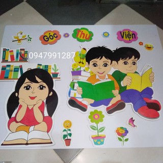 Combo tranh góc xốp trang trí