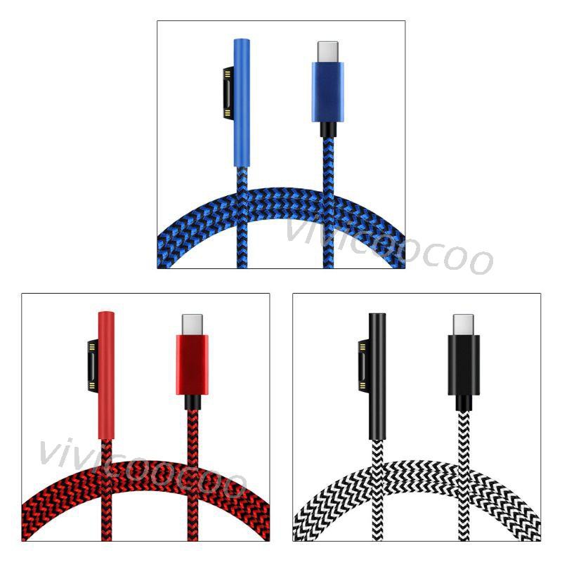 Dây Cáp Sạc Nhanh Loại C Cho Microsoft- Surface Pro 3 4 5 6 7