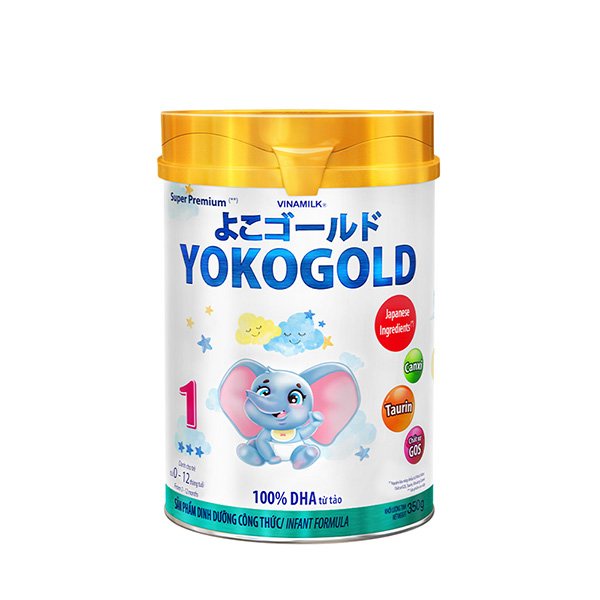 Sữa bột Yoko Gold 1 850g - Sữa công thức Vinamilk dưỡng chất tốt từ Nhật Bản, Vị Nhạt thanh mát, Tiêu hóa khỏe.