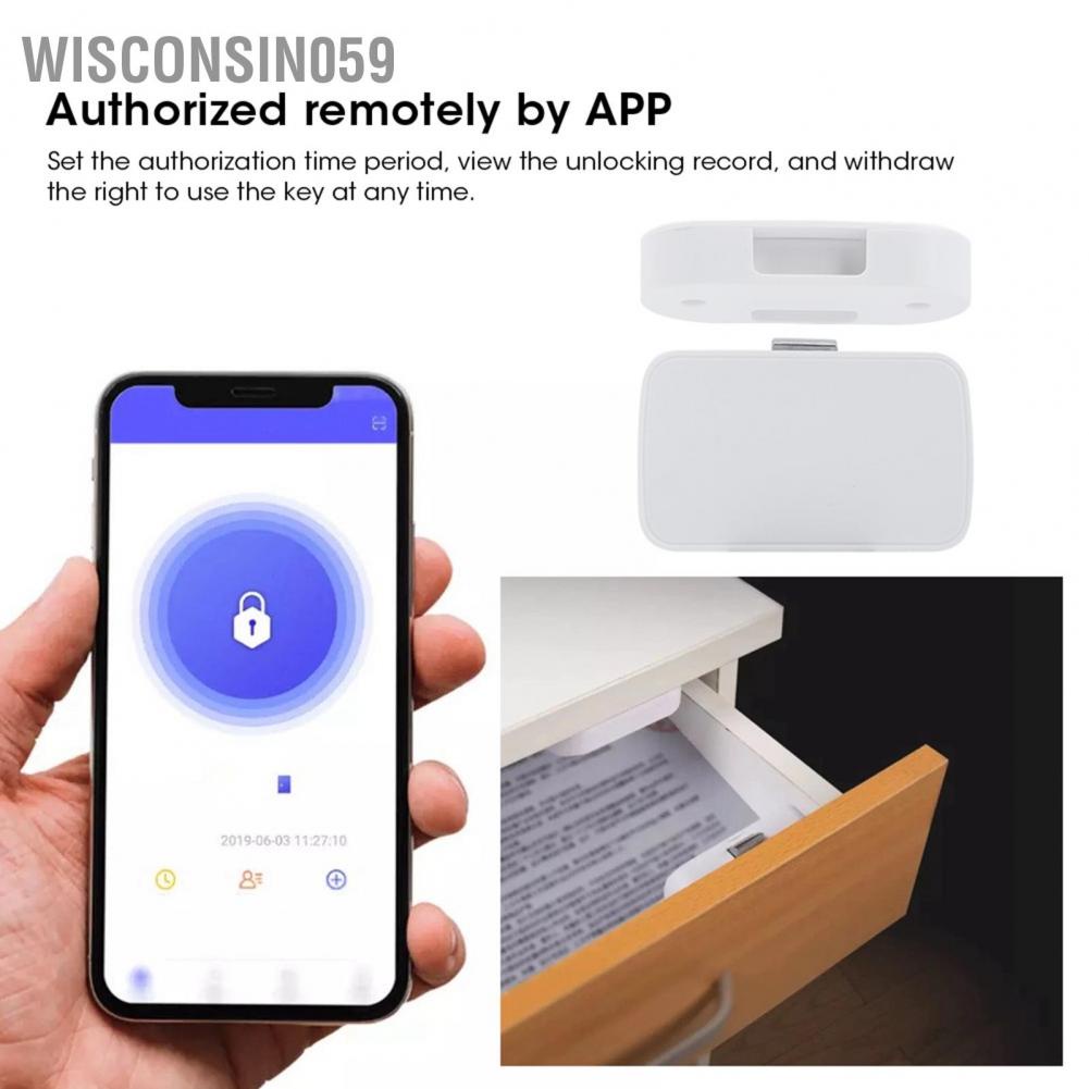 Wisconsin059 Bluetooth APP Drawer Lock Keyless Unlock Smart Filing Shoe Cabinet for S