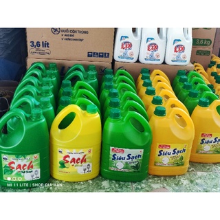 Nước rửa chén sạch Net 3,8kg chanh
