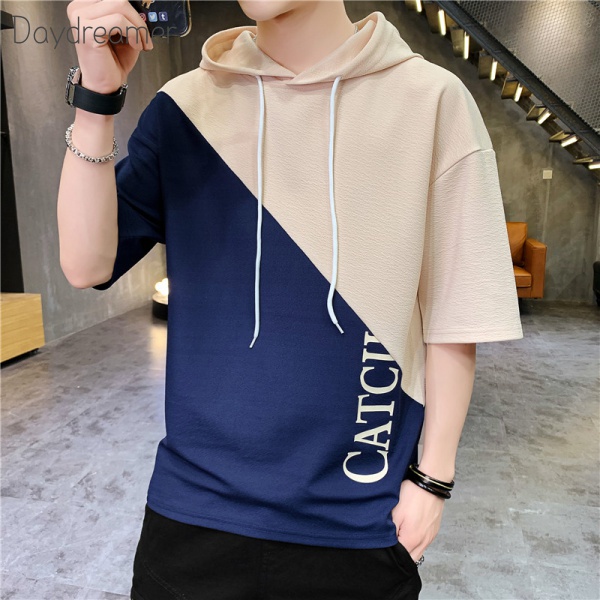Áo Thun Nữ Ngắn Tay Có Mũ Thời Trang Hàn